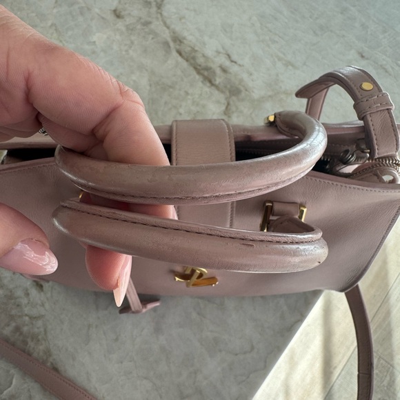 Yves Saint Laurent Pink Leather Handbag - Picture 4 of 11